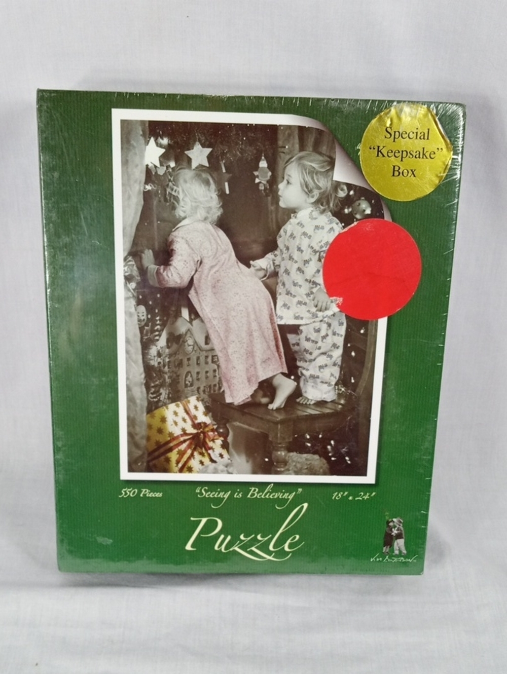 Sealed Kim Anderson "Seeing Is Believing" 550 Pieces Puzzle